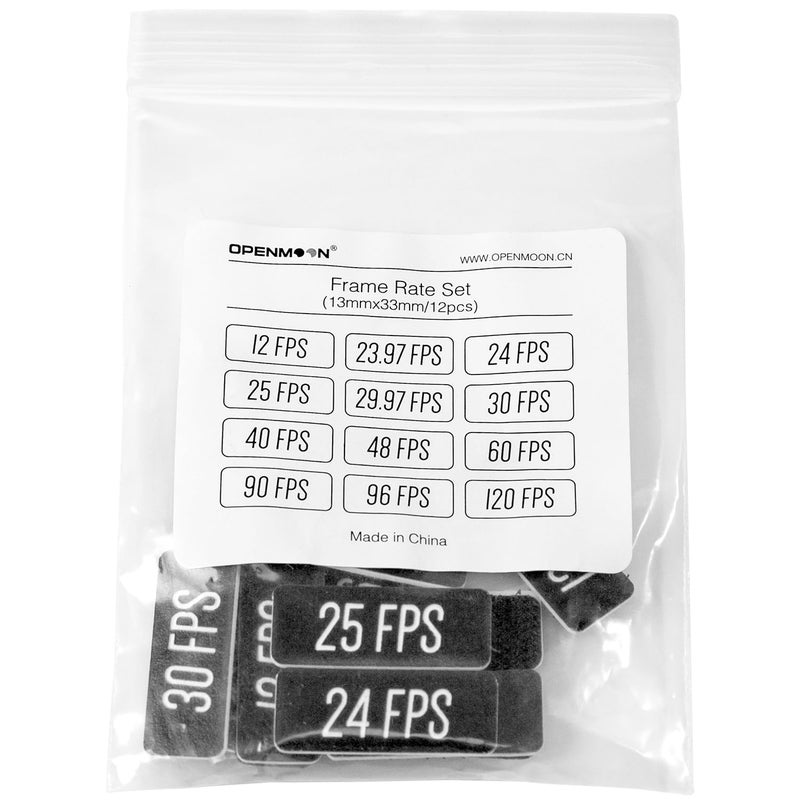 OPENMOON Filter Tags Frame Rate Set